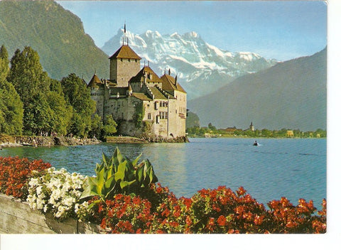 Postal 029461 : Le Château de Chillon pres Montreux