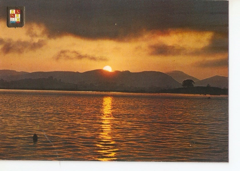 Postal 029493 : Santoña (Santander) Puesta del Sol