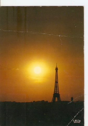 Postal 029503 : Paris Crepuscule sur la Tour Eiffel