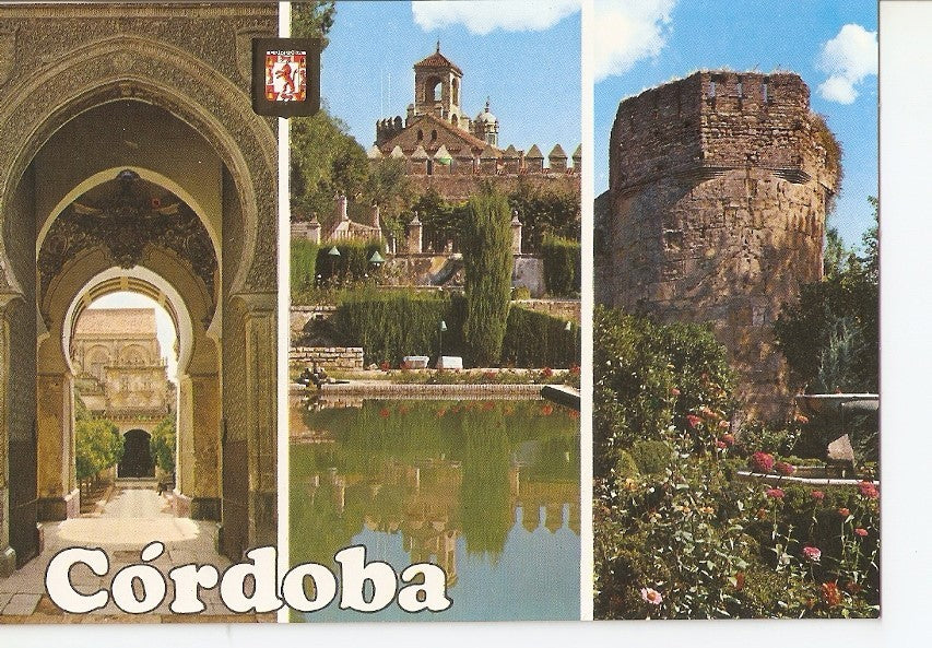 Postal 029506 : Cordoba. Mezquita-Catedral Puerta del Perdon y Jardines del Alcazar