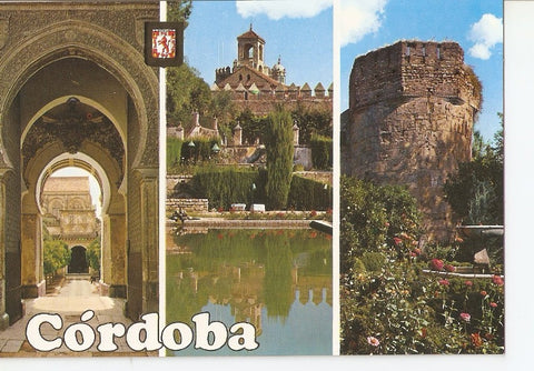 Postal 029506 : Cordoba. Mezquita-Catedral Puerta del Perdon y Jardines del Alcazar