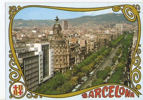 Postal 029509 : Barcelona Paseo de Gracia