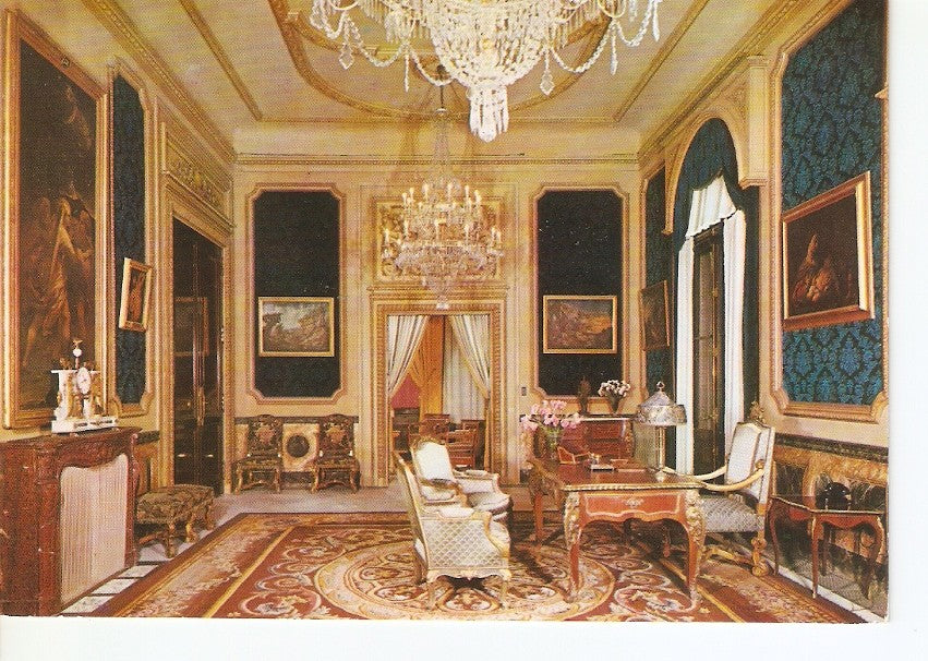 Postal 029527 : Barcelona. Palacio Real de Pedralbes. Despacho de S.E. el Jefe del Estado
