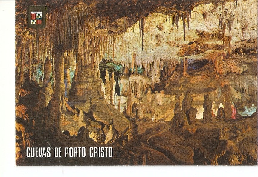 Postal 029547 : Mallorca. Porto Cristo (Manacor). Cuelvas del Hams. Salon de Armas