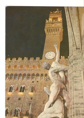 Postal 029564 : Firenze Rape of the Sabines and Tower of Arnolphe