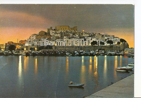 Postal 029576 : Peñiscola (Castellon) vista parcial nocturna