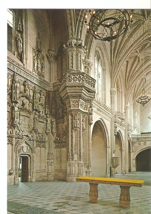 Postal 029585 : Toledo iglesia de San Juan de los Reyes. Interior