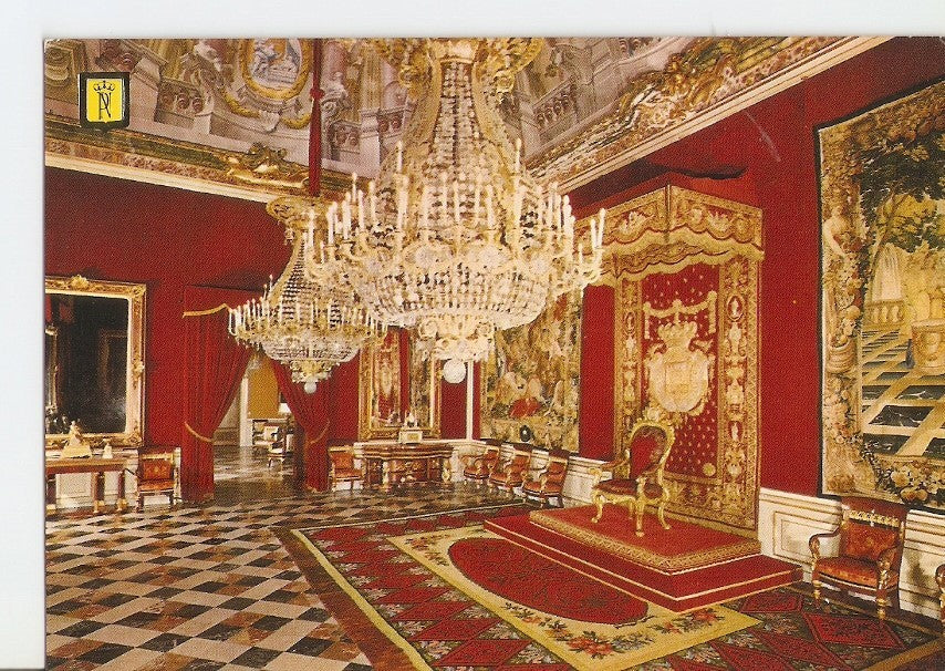 Postal 029586 : La Granja de San Ildefonso (Segovia) Salon del Trono