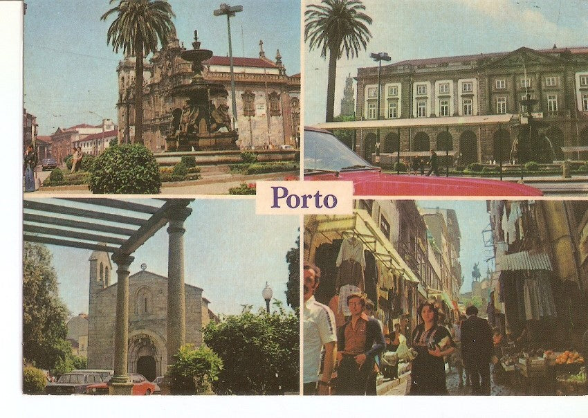 Postal 029602 : Porto Lions square-Faculty os Sciencies of the Oporto University-Roman Church 