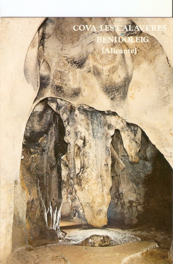 Postal 029632 : Benidoleig (Alicante) Cova les Calaveres. La Campana