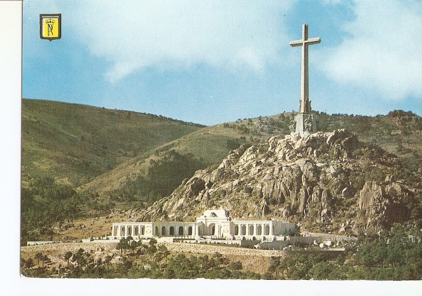 Postal 029644 : Santa Cruz del Valle de los Caidos. Entrada a la Basilica