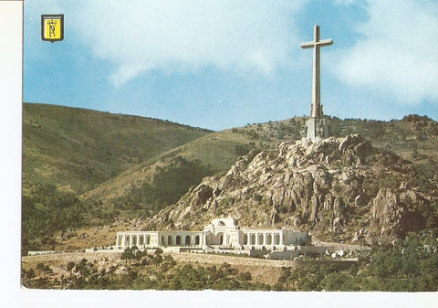 Postal 029644 : Santa Cruz del Valle de los Caidos. Entrada a la Basilica