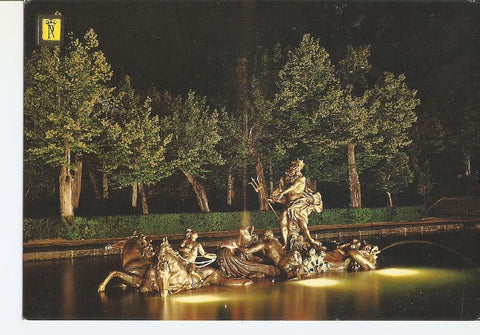 Postal 029650 : La Granja de San Ildefonso. Puente de Neptuno vista nocturna