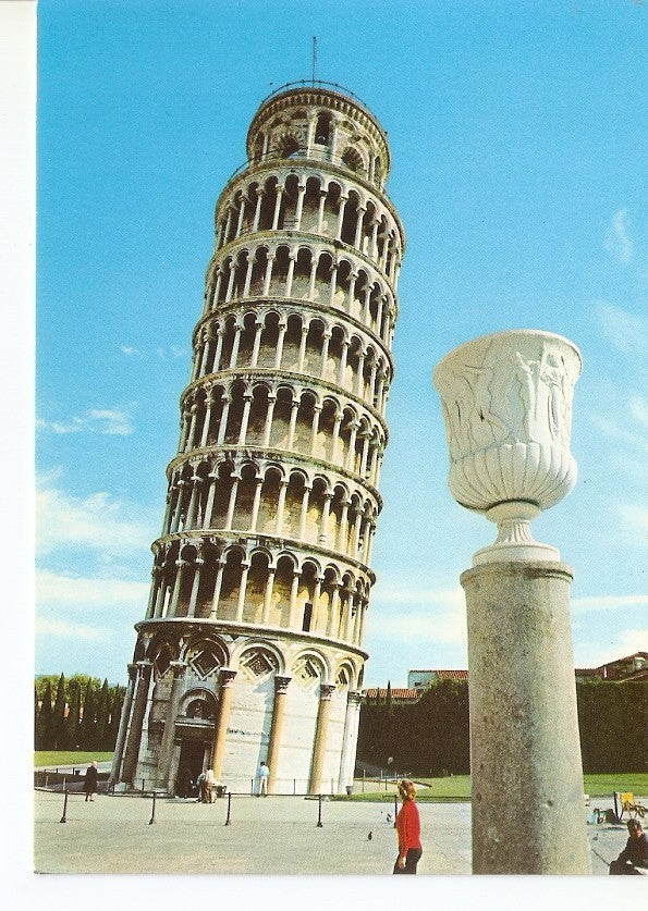 Postal 029655 : Pisa La torre pendente (Bonano Pisano 1176)