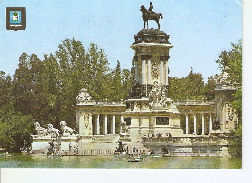 Postal 029658 : Madrid. Parque del Retiro. Estanque
