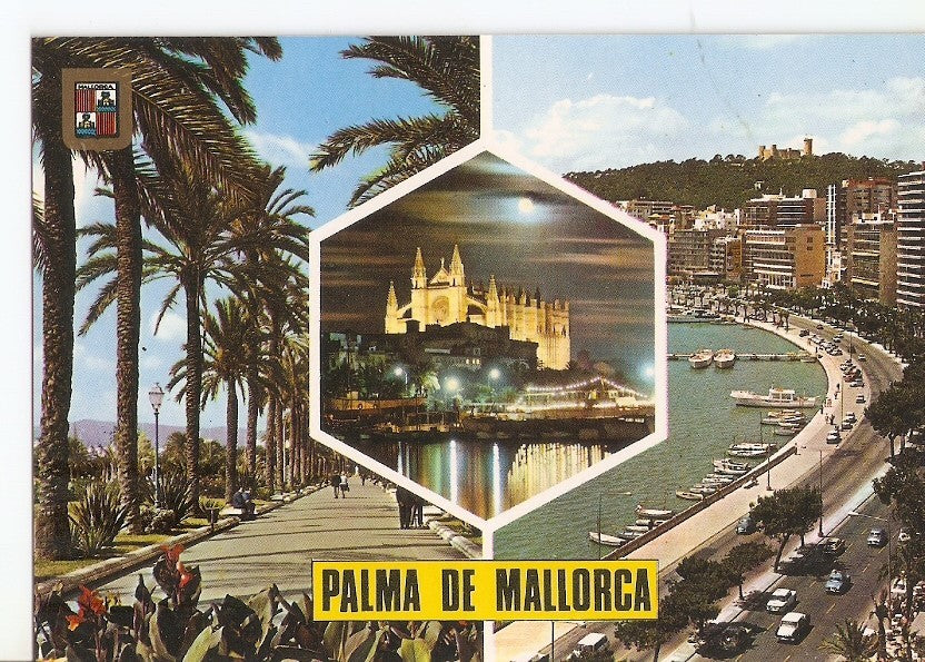 Postal 029672 : Mallorca. Palma Paseo Sagrera Paseo Maritimo