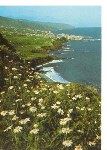 Postal 029697 : Puerto de la Cruz (Tenerife). Vista de la Costa Norte y Ciudad al fondo