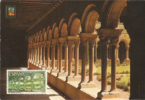 Postal 029698 : Ripoll (Girona) Claustro Romanico