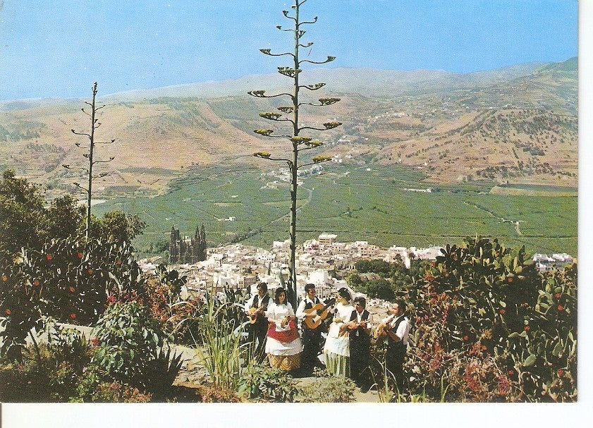 Postal 029707 : Arucas (Gran Canaria). Vista general desde la montaña de Arucas