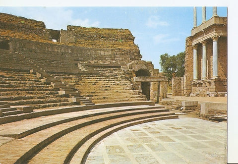 Postal 029714 : Merida Detalle del Teatro Romano