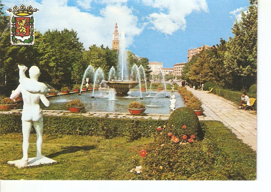 Postal 029716 : Zaragoza Parque Primo de Rivera
