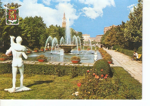 Postal 029716 : Zaragoza Parque Primo de Rivera