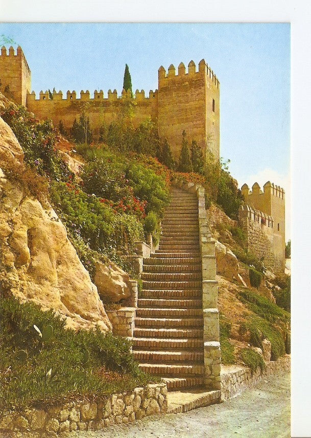Postal 029743 : Almeria. Murallas de la Alcazaba