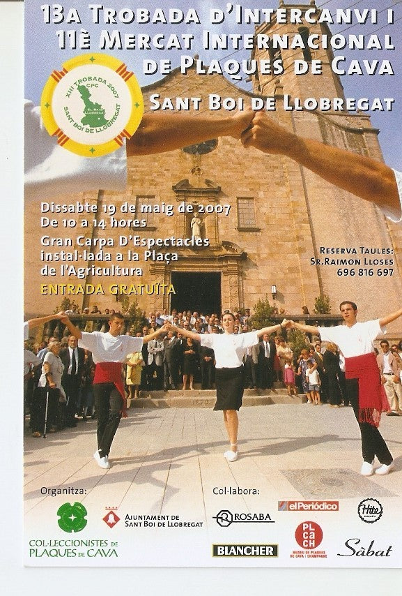 Postal 029768 : 11e mercat Internacional de Plaques de Cava Sant Boi de Llobregat