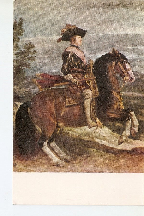 Postal 029777 : Felipe IV Ecuestre Museo del Prado Velazquez