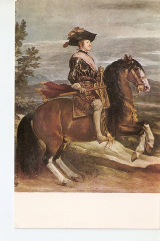 Postal 029777 : Felipe IV Ecuestre Museo del Prado Velazquez
