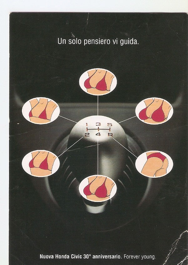 Postal 029787 : Nuova Honda Civic 30o anniversario. Forever young