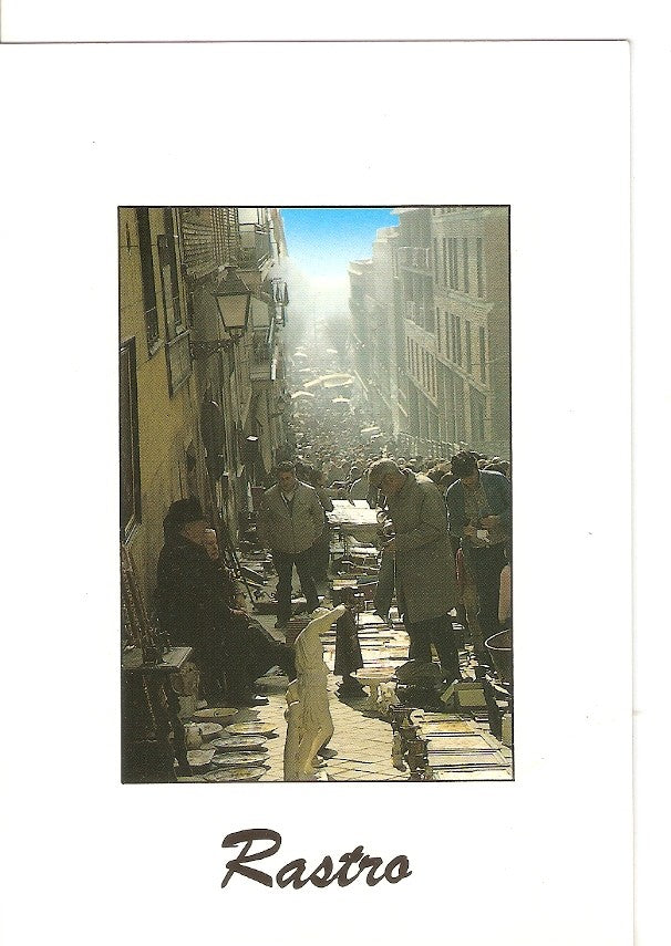 Postal 029809 : Rastro de Madrid