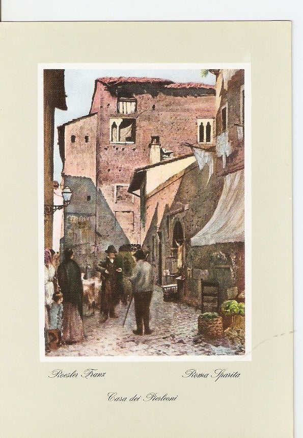 Postal 029812 : Roesler Franx Casa dei Pierleoni Roma Sparita