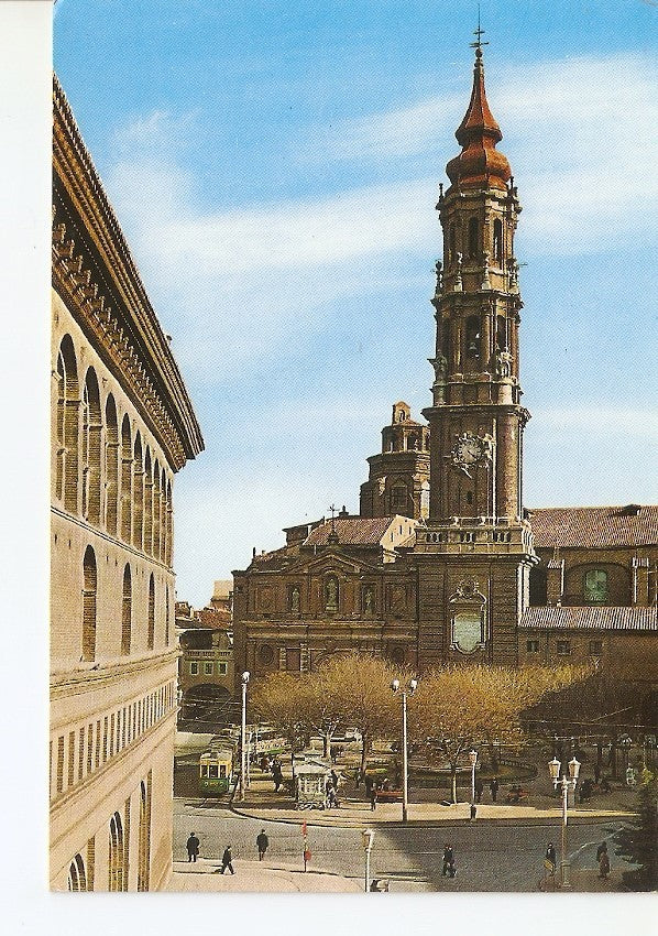 Postal 029816 : Zaragoza. Catedral de la Seo. Fachada principal
