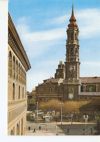 Postal 029816 : Zaragoza. Catedral de la Seo. Fachada principal