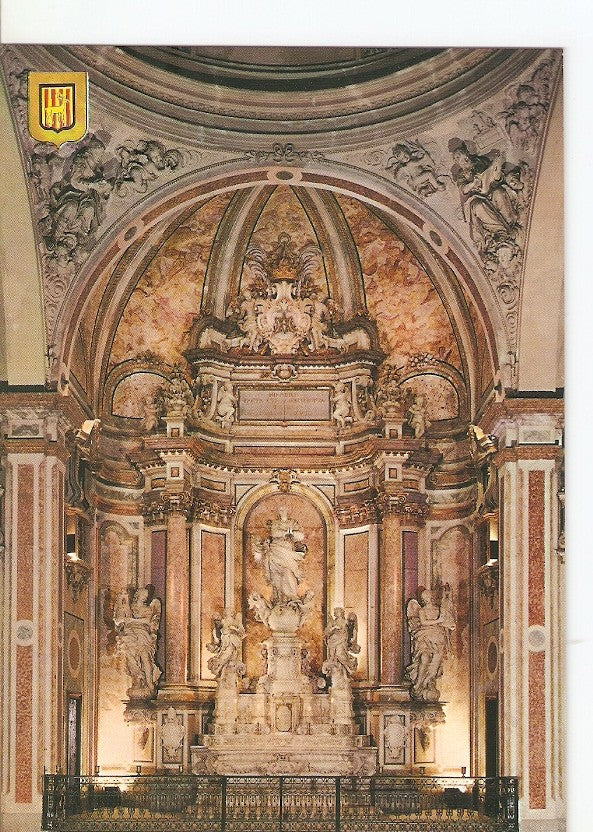 Postal 029818 : Cervera (Lleida) Retablo de la Capilla de la Universitat