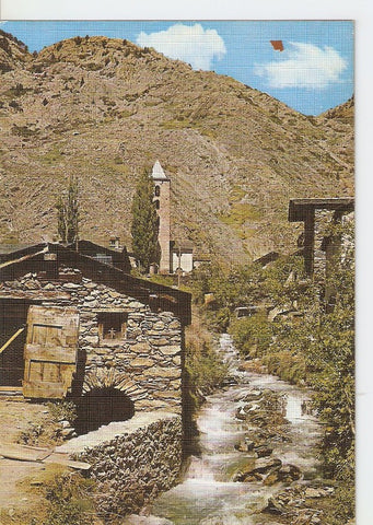 Postal 029836 : Valls dAndorra. Canillo. Vista parcial el Moli Vell