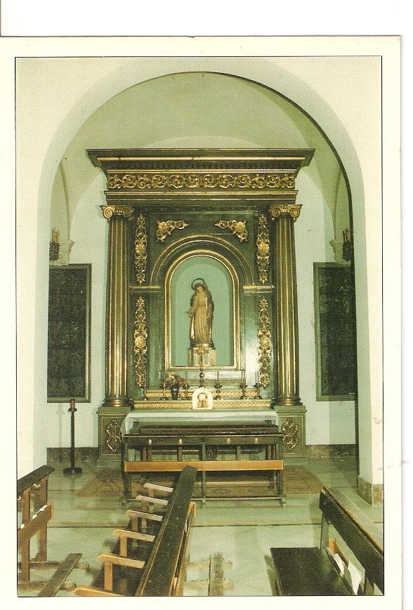 Postal 029839 : Reus Santuari de la Mare de Deu de Misericordia. Altar Santa Marina