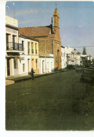 Postal 029843 : Calle Real e Iglesia de la Concepcion (Castilleja de la Cuesta)