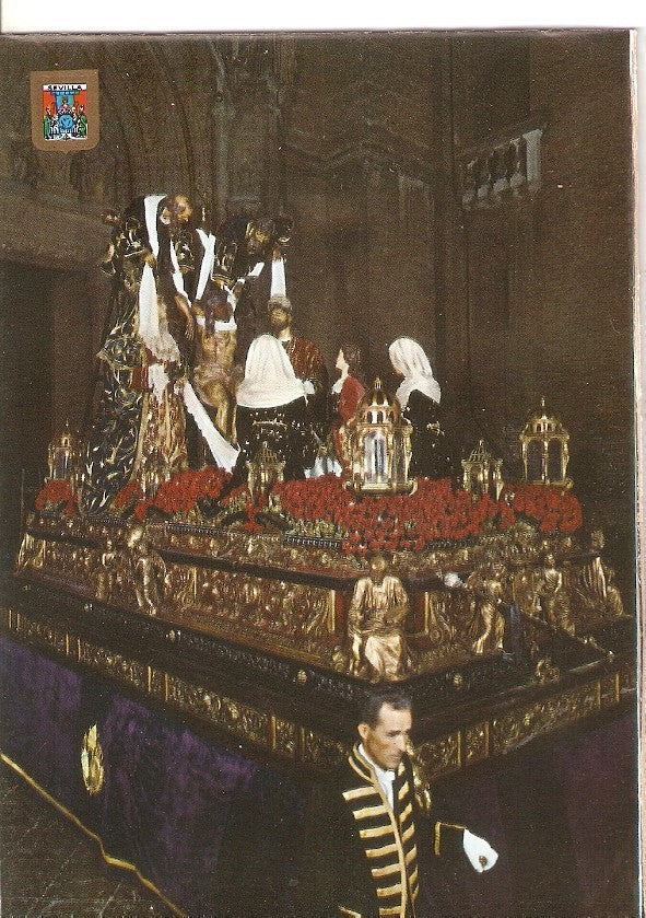 Postal 029981 : Sevilla. Semana Santa. Sagrado descendimiento y Quinta Angustia