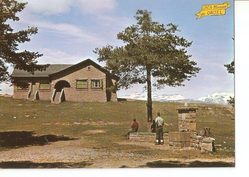 Postal 029994 : Alto Aragon (Huesca) Jaca - Mirador de Oroel 1450m