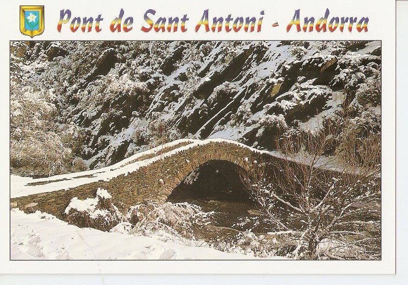 Postal 030024 : Pont de Sant Antoni Principat dAndorra