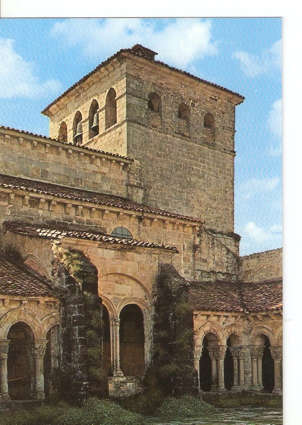 Postal 030029 : Santillana del Mar (Santander) Colegiata (Campanario)