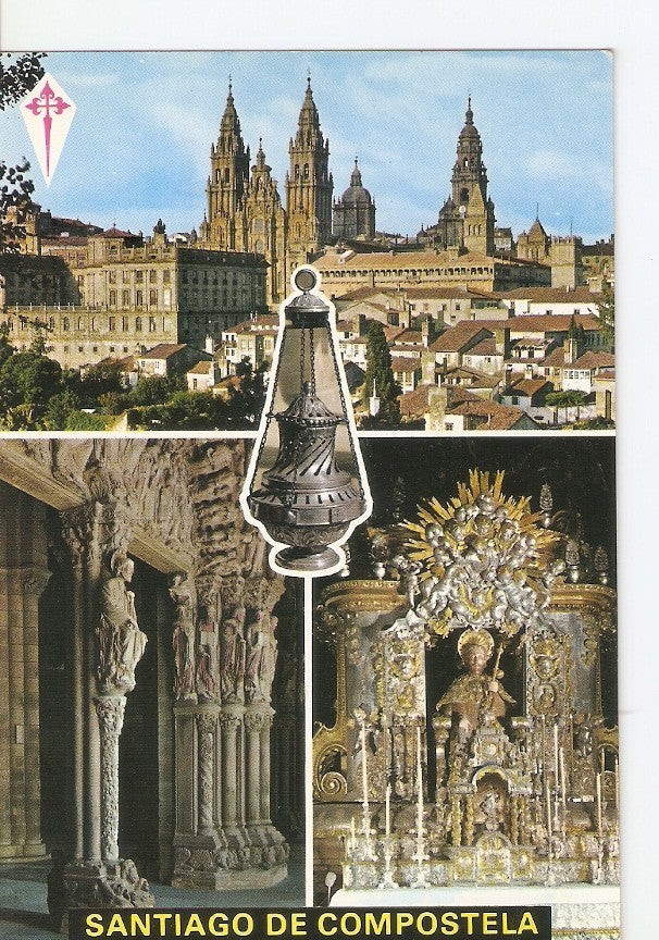 Postal 030047 : Santiago de Compostela bellezas de la ciudad
