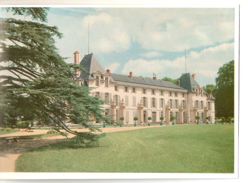 Postal 030071 : Chateau de Malmaison Façade Ouest sur les Jardin et cedre de Marengo