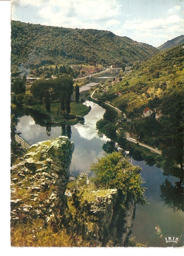 Postal 030099 : La Franche-Comte Pittoresque. Besançon. Le Doubs et lile Malpas