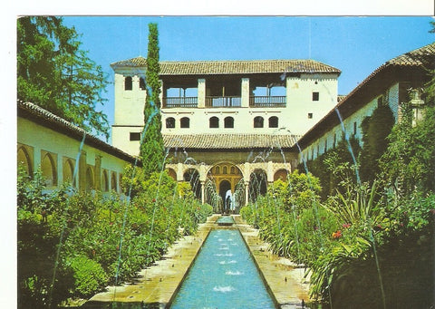 Postal 030100 : Granada generalife. Patio de la Acequia