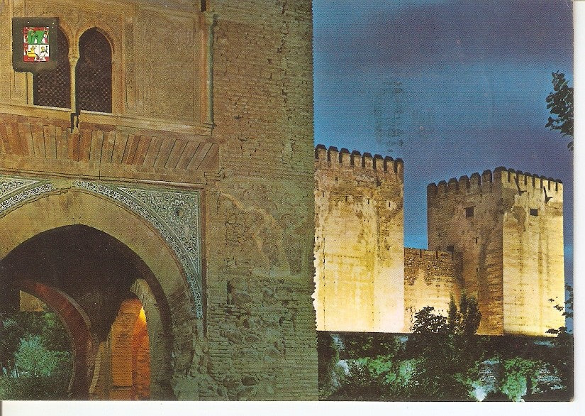 Postal 030107 : Granada Alhambra. Puerta del Vino  y Torres del Homenaje