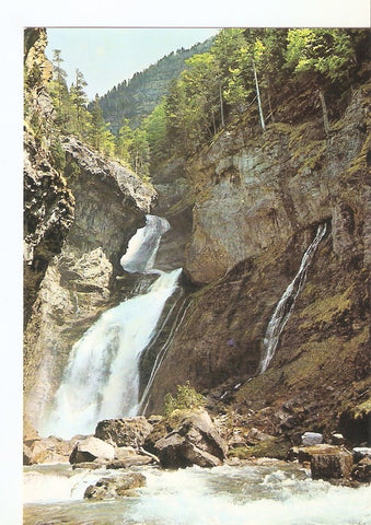 Postal 030108 : Alto Aragon (Huesca) Ordesa - Cascada de la cueva