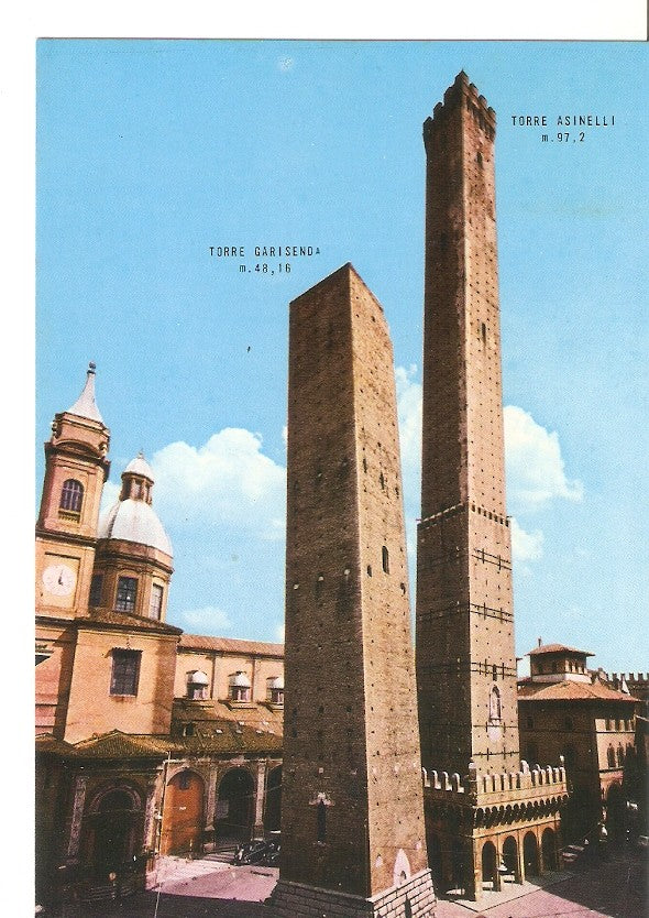 Postal 030126 : Bologna. Torre Asinelli e la Garisenda